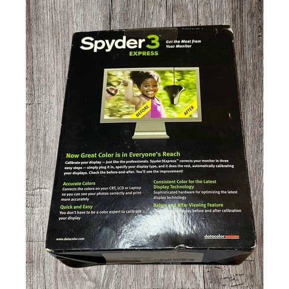 Spyder 3 EXPRESS Datacolor (For XP or Vista 32/64, Max OS X 10.4+) - Picture 2 of 4